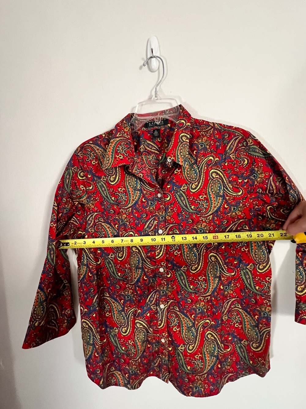 Lauren Ralph Lauren Paisley Shirt - Picture 9 of 9
